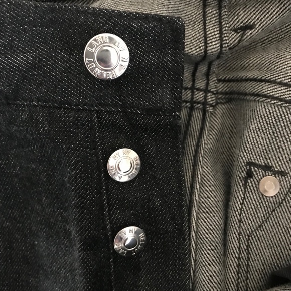 Helmut Lang Button Front Straight Leg Jeans - Picture 9 of 10